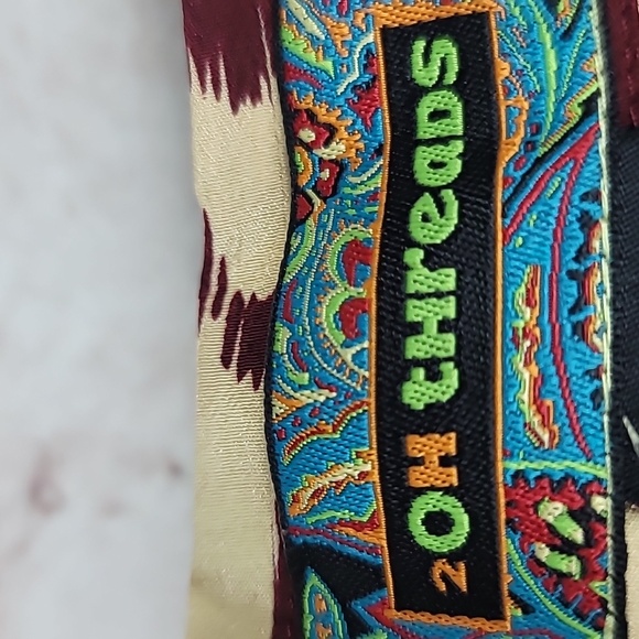 2oh 2 old hippies threads silk shirt nwt Women's small - Picture 3 of 6